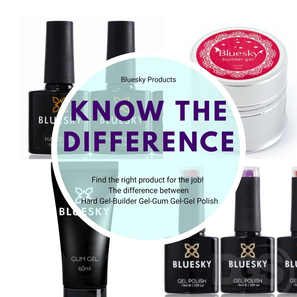 Choosing The Right Nail Product | The Difference Between Builder Gel, Gum Gel, Hard Gel and Gel Polish