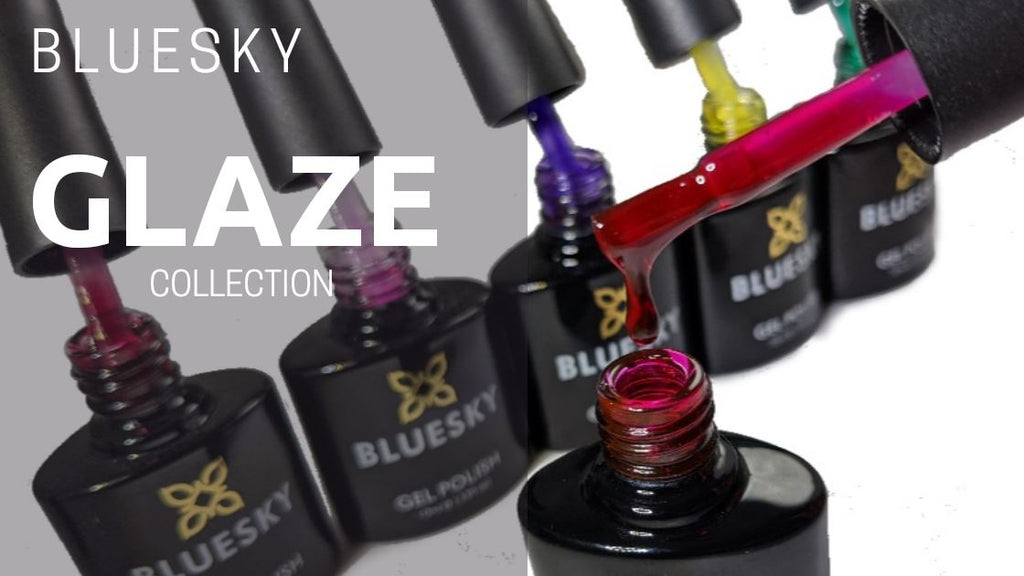 Check Out This Glaze Gel by Bluesky | Jelly Nails-Glass Nails