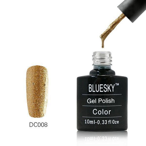Bluesky DC8 Luxury Gold UV/LED Gel Nail Soak Off Polish 10ml