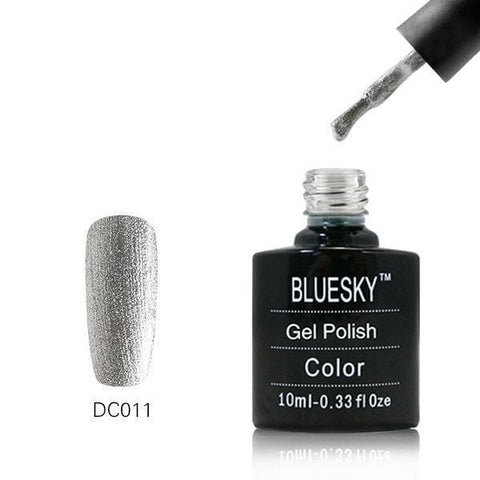 Bluesky DC11 Metalic Silver UV/LED Gel Nail Soak Off Polish 10ml