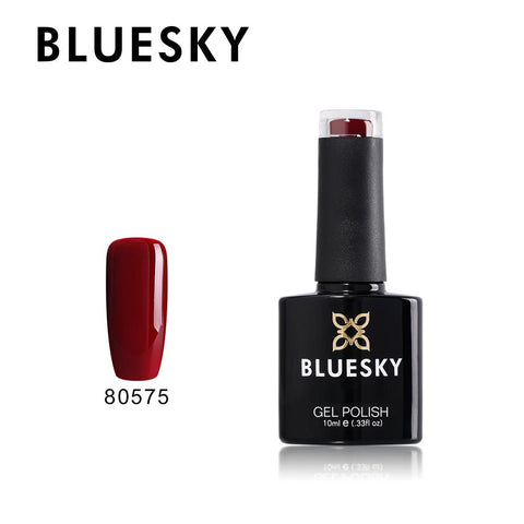 Bluesky 80575 Paradise Deep Red UV/LED Soak Off Gel Nail Polish 10ml