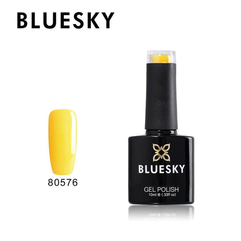 Bluesky 80576 Bicycle Yellow UV/LED Soak Off Gel Nail Polish 10ml