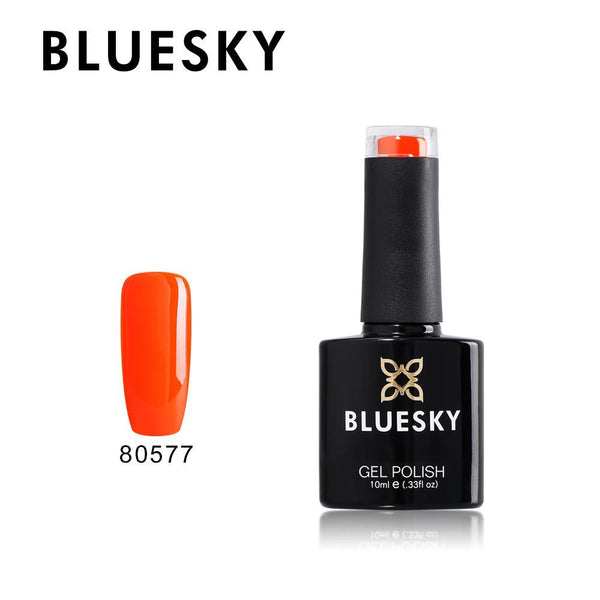 Bluesky 80577 Electric Orange UV/LED Soak Off Gel Nail Polish 10ml