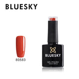 Bluesky 80583 Fine Vermillian UV/LED Soak Off Gel Nail Polish 10ml