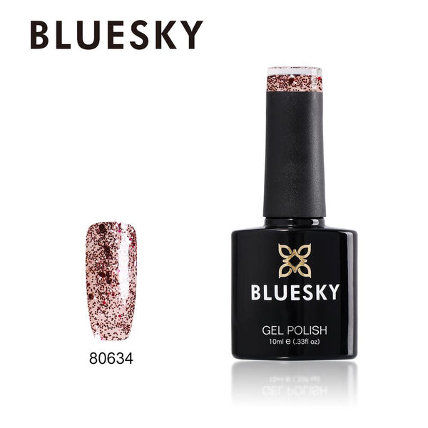Bluesky 80634 Blushing Topaz UV/LED Soak Off Gel Nail Polish 10ml