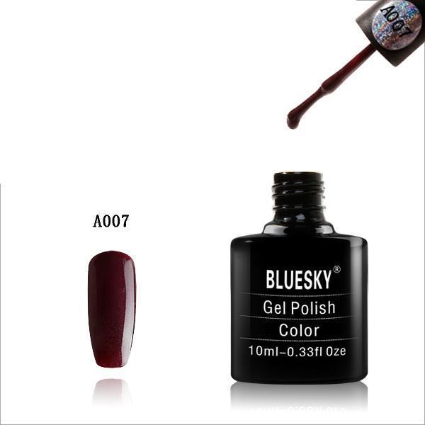 Bluesky A07 Dark Burgundy UV/LED Soak Off Gel Nail Polish 10ml