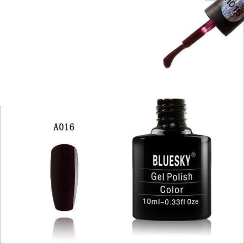 Bluesky A16 Burgundy Brown UV/LED Soak Off Gel Nail Polish 10ml