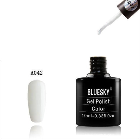 Bluesky A42 White Cream UV/LED Soak Off Gel Nail Polish 10ml