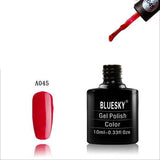 Bluesky A45 Deep Crimson Red UV/LED Soak Off Gel Nail Polish 10ml