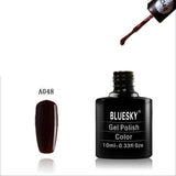 Bluesky A48 Dark Deep Brown UV/LED Soak Off Gel Nail Polish 10ml