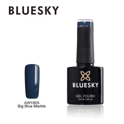 Bluesky AW1805 Big Blue Marble UV/LED Soak Off Gel Nail Polish 10ml
