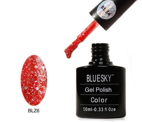 Bluesky BLZ 6 UV/LED Soak Off Gel Nail Polish 10ml