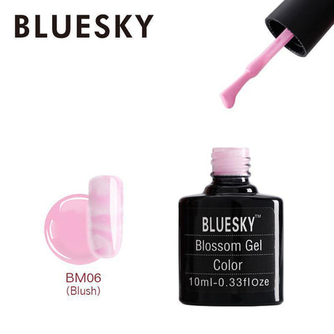 Bluesky Blossom BM6 Blush UV/LED Soak Off Gel Nail Polish 10ml