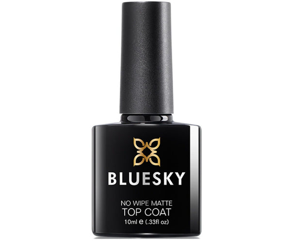 Bluesky No Wipe Matte Top Coat UV/LED Soak Off Gel Nail Polish 10ml