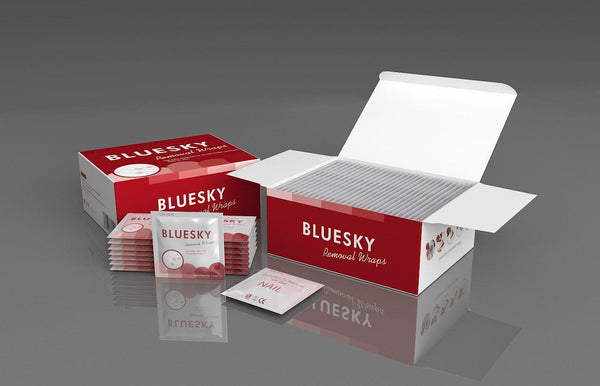 Bluesky 100 Removal Wraps Pre Acetone For Gel Polish