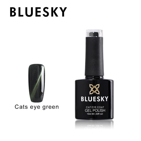 Bluesky Cat Eye Coat Green UV/LED Soak Off Gel Nail Polish 10ml