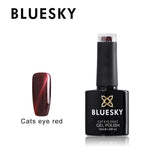 Bluesky Cat Eye Coat Red UV/LED Soak Off Gel Nail Polish 10ml
