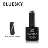 Bluesky Cat Eye Coat Silver UV/LED Soak Off Gel Nail Polish 10ml