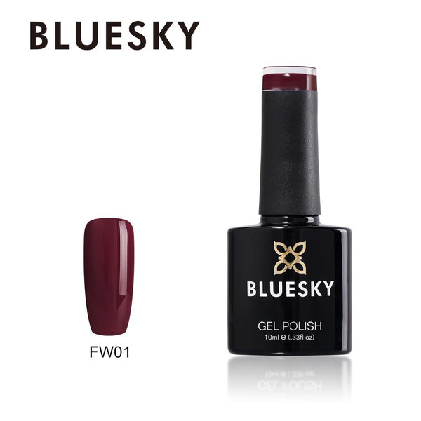 Bluesky FW01 Burgandy UV/LED Soak Off Gel Nail Polish 10ml