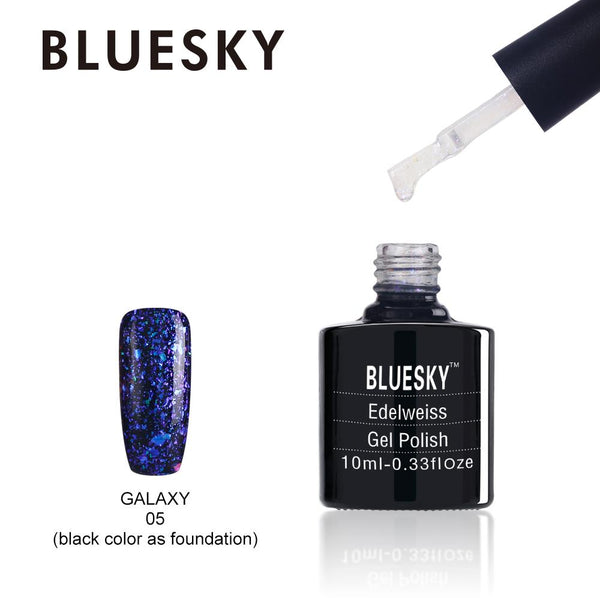 Bluesky Galaxy 05 Chameleon Flakes UV/LED Soak Off Gel Nail Polish 10ml