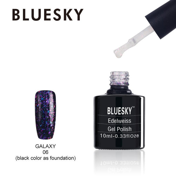 Bluesky Galaxy 06 Chameleon Flakes UV/LED Soak Off Gel Nail Polish 10ml