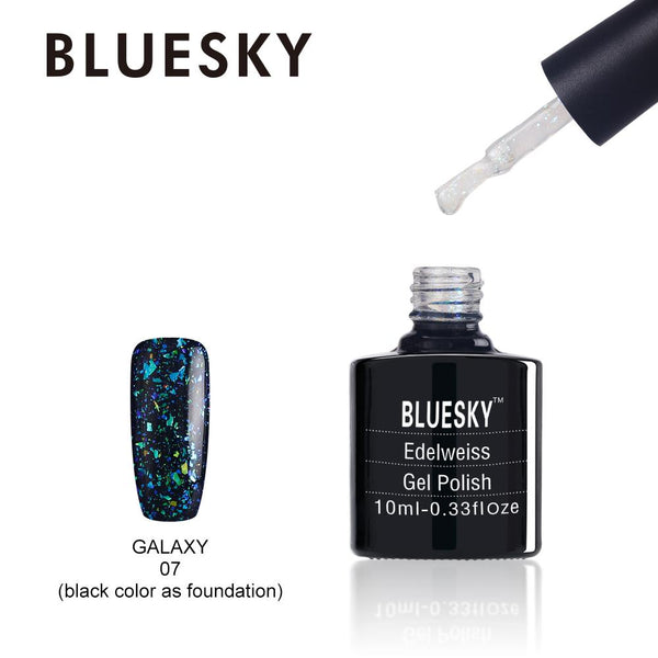 Bluesky Galaxy 07 Chameleon Flakes UV/LED Soak Off Gel Nail Polish 10ml