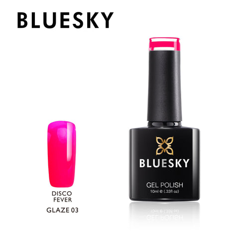 Bluesky Glaze 03 Disco Fever UV/LED Soak Off Gel Nail Polish 10ml