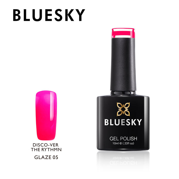 Bluesky Glaze 05 Disco-Ver The Rythum UV/LED Soak Off Gel Nail Polish 10ml