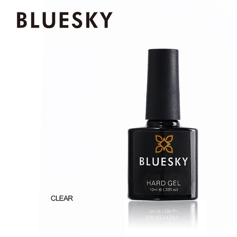 Bluesky Clear Hard Gel UV/LED Soak Off Gel Nail Liquid Polish 10ml