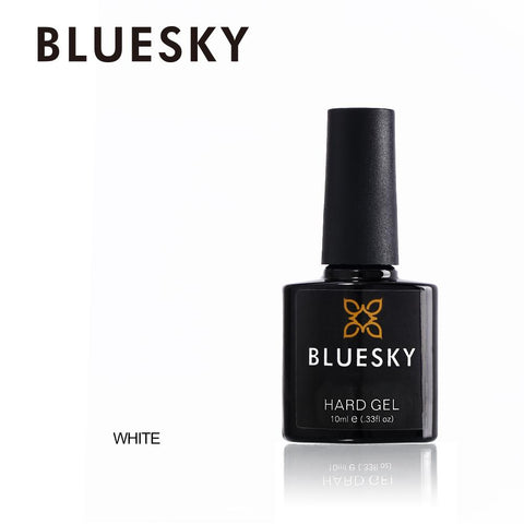 Bluesky White Hard Gel UV/LED Soak Off Gel Nail Liquid Polish 10ml