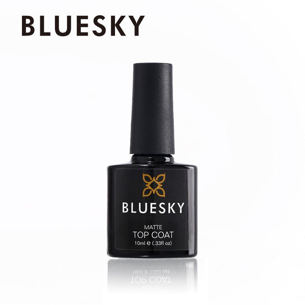 Bluesky Matte Top Coat UV/LED Soak Off Gel Nail Polish 10ml