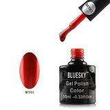 Bluesky MT01 Ruby Shoes UV/LED Gel Nail Soak Off Polish 10ml