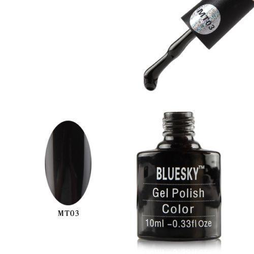 Bluesky MT03 Black Widow UV/LED Gel Nail Soak Off Polish 10ml