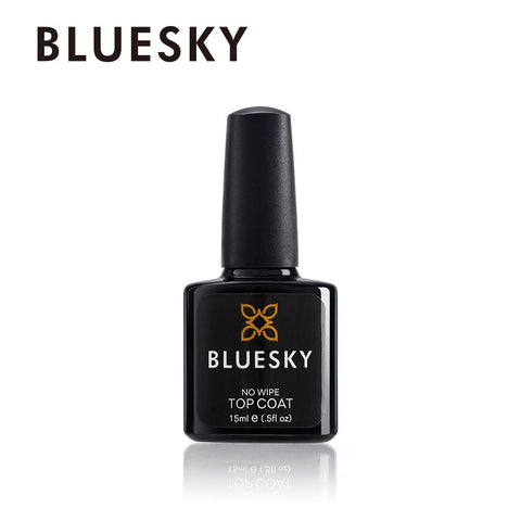 Bluesky Large No Wipe Top Coat UV/LED Soak Off Gel Nail Polish 15ml
