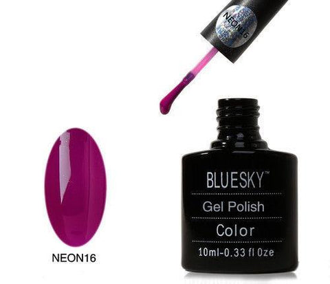 Bluesky Neon 16 Purple Dazze UV/LED Gel Nail Soak Off Polish 10ml