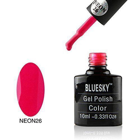 Bluesky Neon 26 Majestic Pink UV/LED Gel Nail Soak Off Polish 10ml