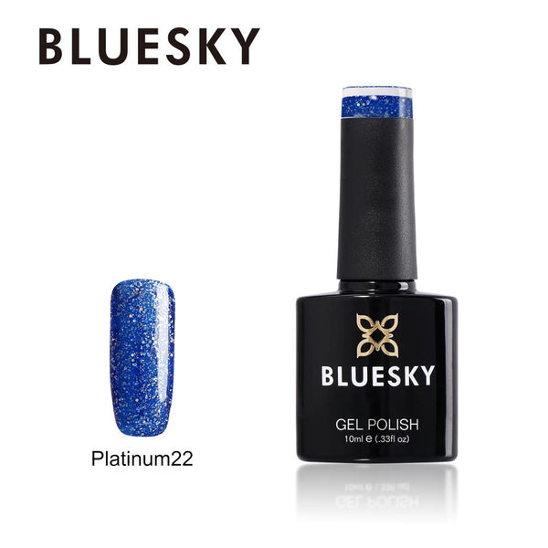 Bluesky Platinum 22 UV/LED Soak Off Gel Nail Polish 10ml