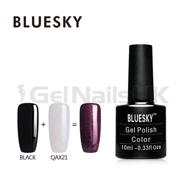 Bluesky QAX21 UV/LED Gel Nail Soak Off Polish 10ml