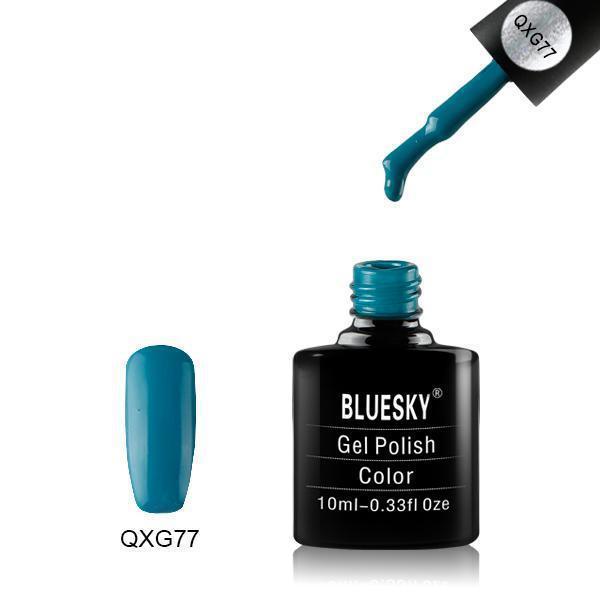 Bluesky QXG77 Dark Teal UV/LED Soak Off Gel Nail Polish 10ml